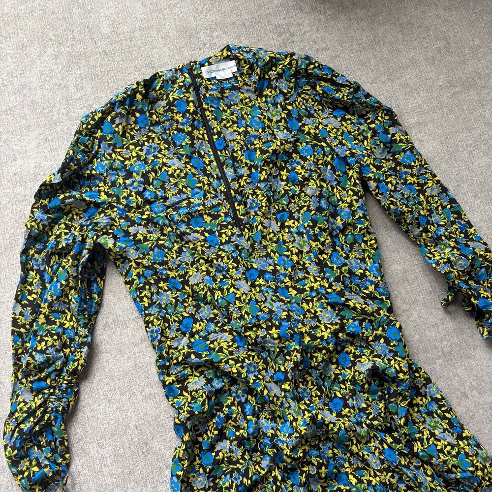 Victoria Beckham Silk Floral Maxi Dress - Picture 3 of 8